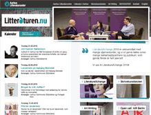 Tablet Screenshot of litteraturen.nu